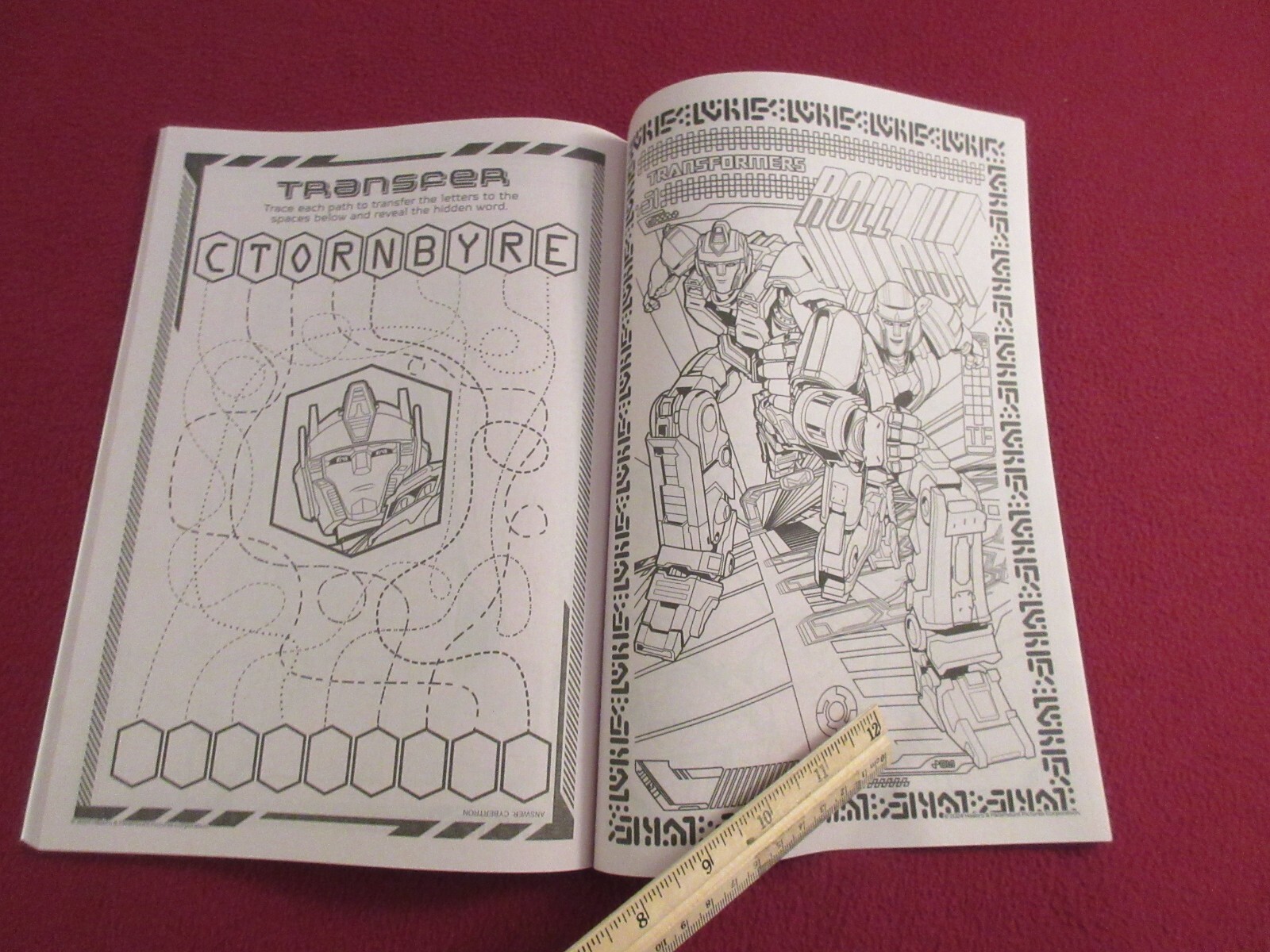 2023 Transformers One Jumbo Coloring & Activity Book – 80 Pages