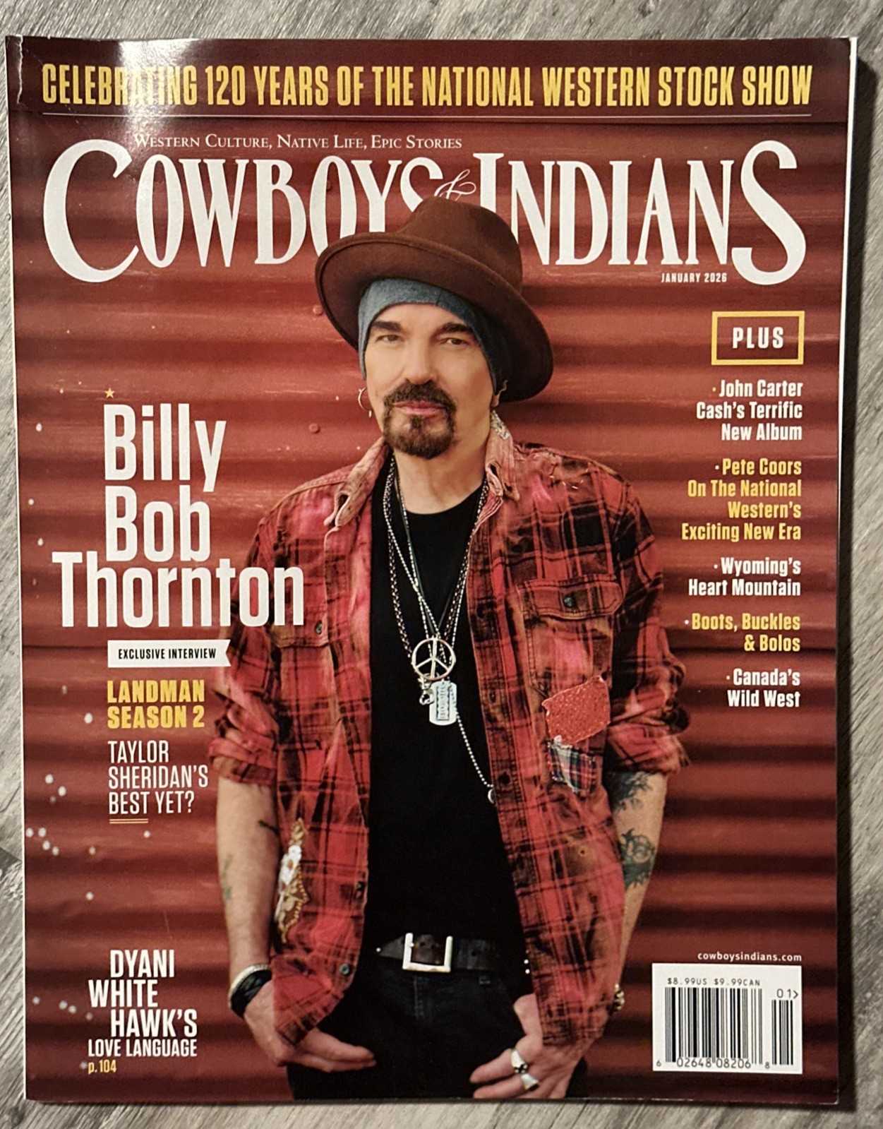 COWBOYS & INDIANS Magazine January 2026 BILLY BOB THORNTON