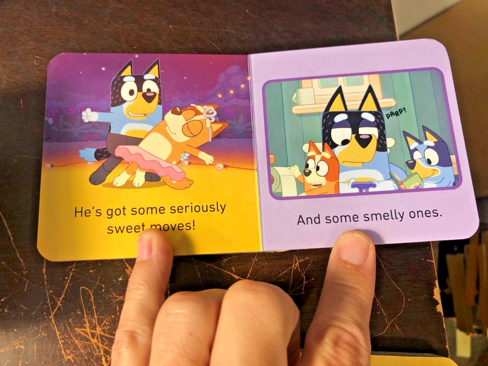 Bluey Little Library – 4 Board Books Make Jigsaw / BABY BOOKS LIKE NEW!