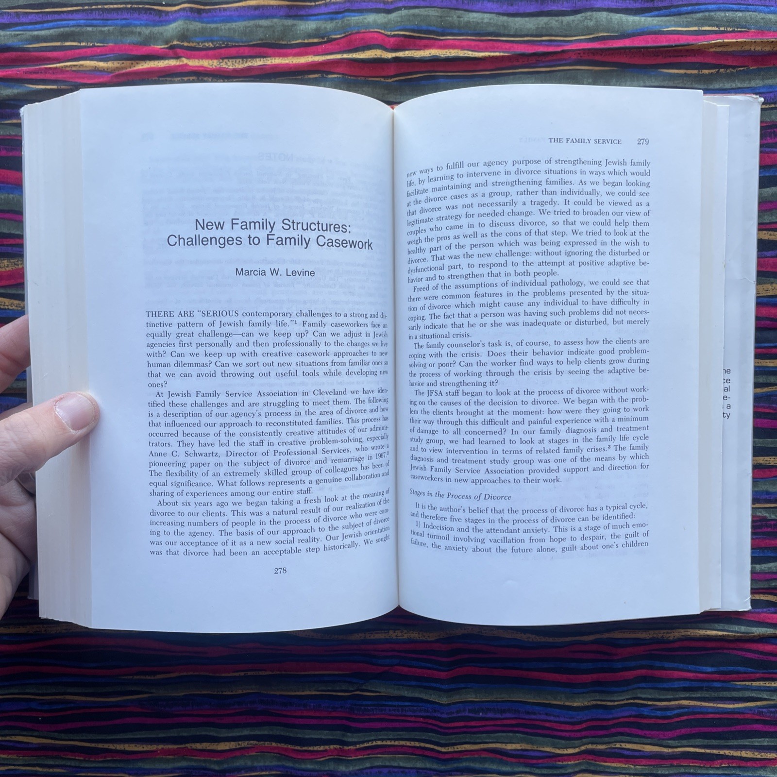 Serving the Jewish Family edited by Gerald B. Bubis (1977 First HCDJ 366 pages)