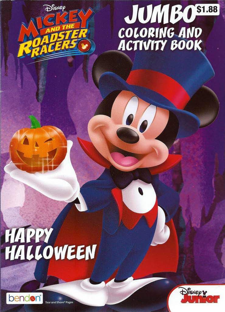 Lot of 12 Coloring Books Halloween Disney Mickey & More Children Boy Girl Kids