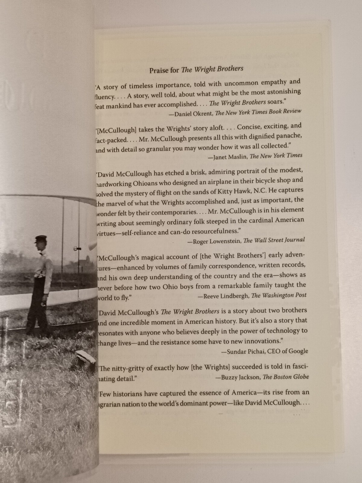 The Wright Brothers by David McCullough – Simon Schuster Large PB