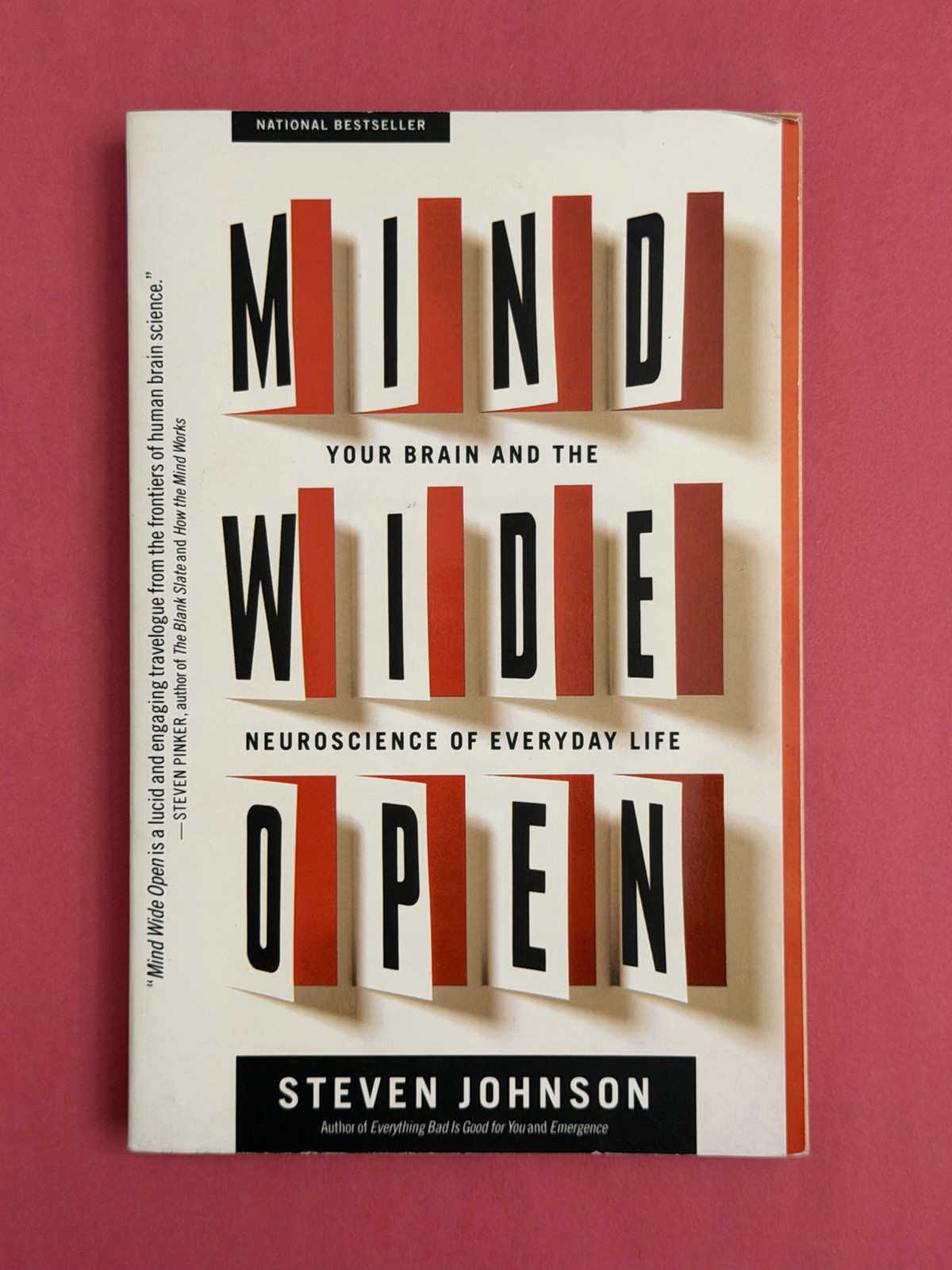 Mind Wide Open by Steven Johnson Scribner Paperback