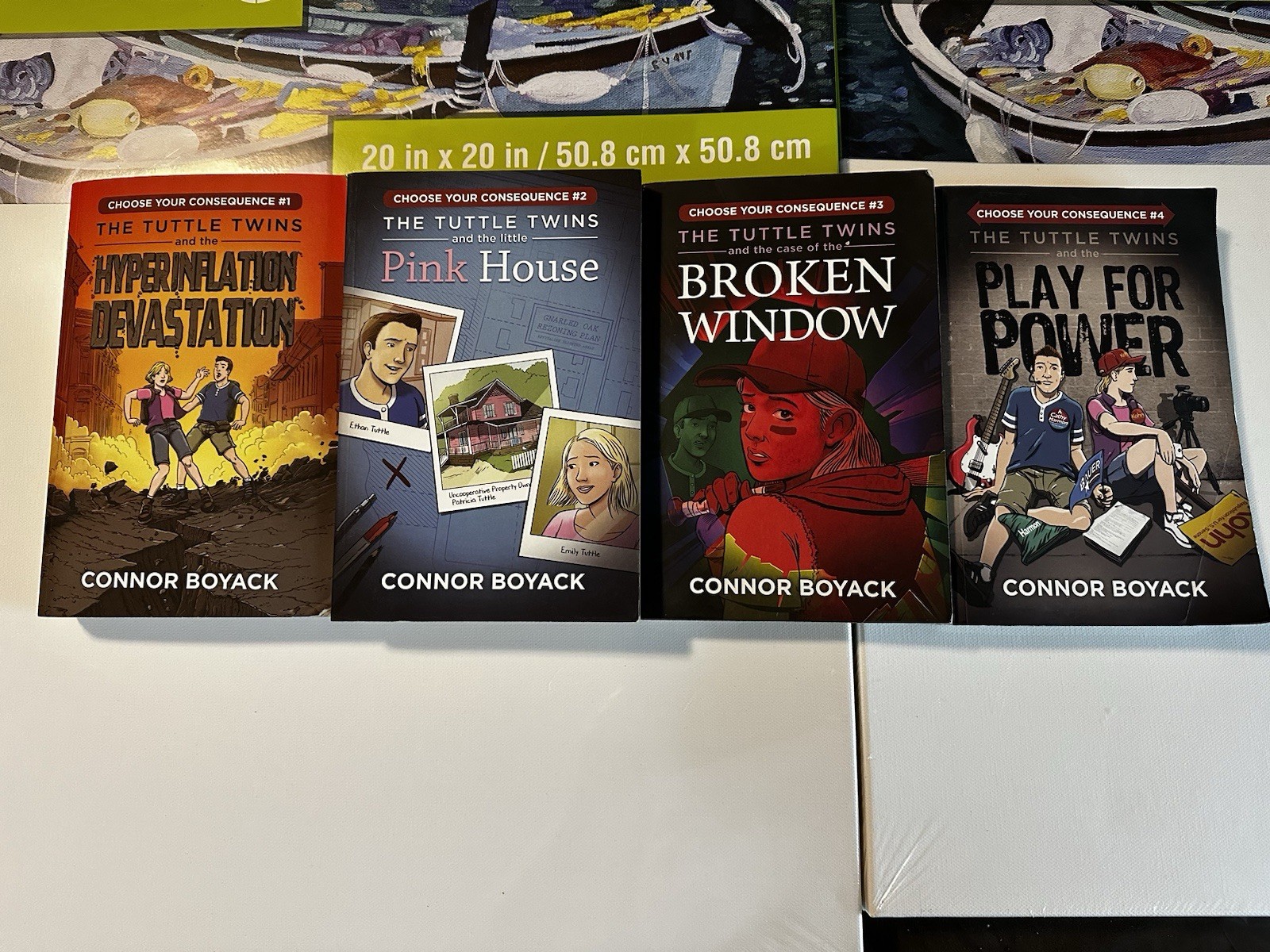 Set Of 4 Choose Your Consequence Tuttle Twins Connor Boyack Book Set