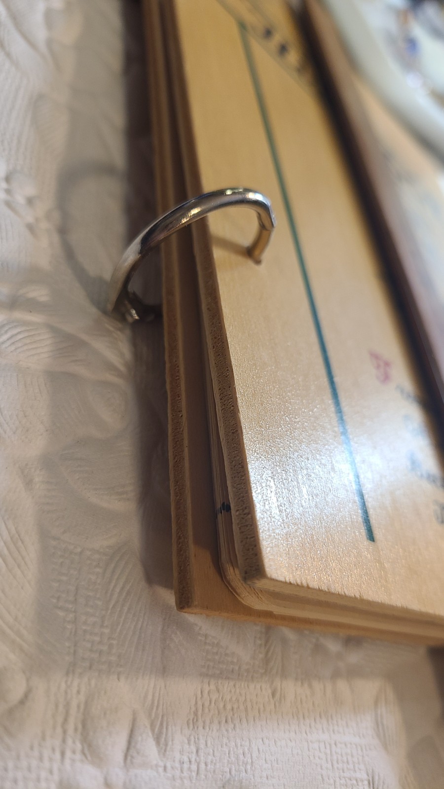 Vintage 1940s “HIM” Book” Wooden Cover Boards 14 Clean Pages Signed VG Japan