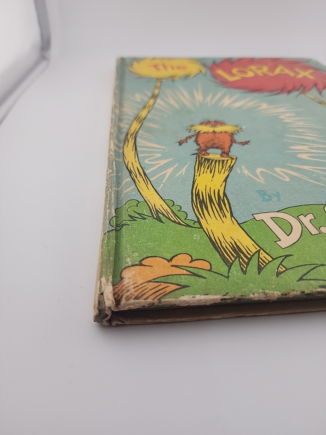 The Lorax Dr. Seuss 1971 First Edition 11.25 x 8.25 in Hardcover w/ Yellow Quote