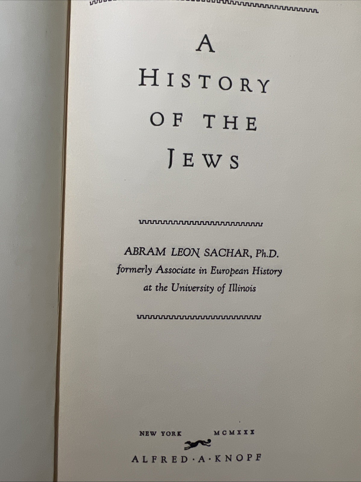 A History If The Jews