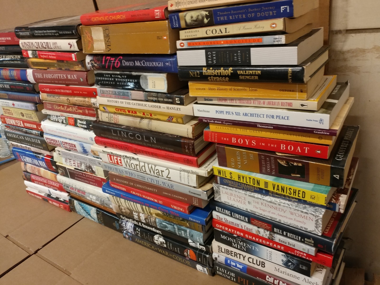 Lot of 20 History US World Europe American Europe Ancient War Book MIX UNSORTED