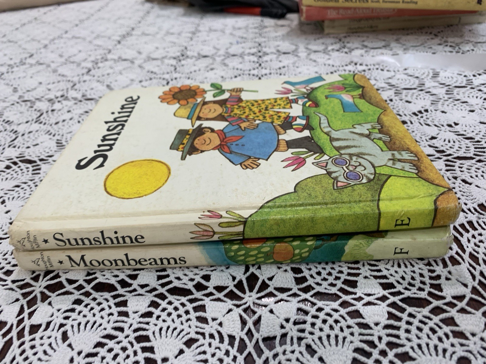 Vintage Houghton Mifflin Books Sunshine Moonbeams 1981 Elementary Lot