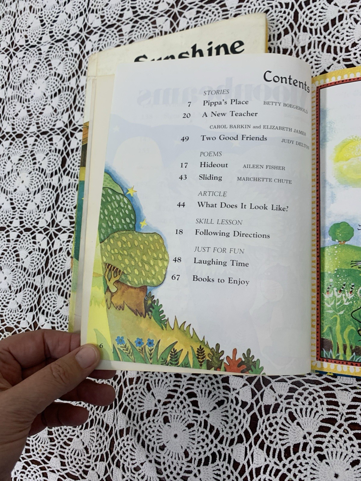 Vintage Houghton Mifflin Books Sunshine Moonbeams 1981 Elementary Lot
