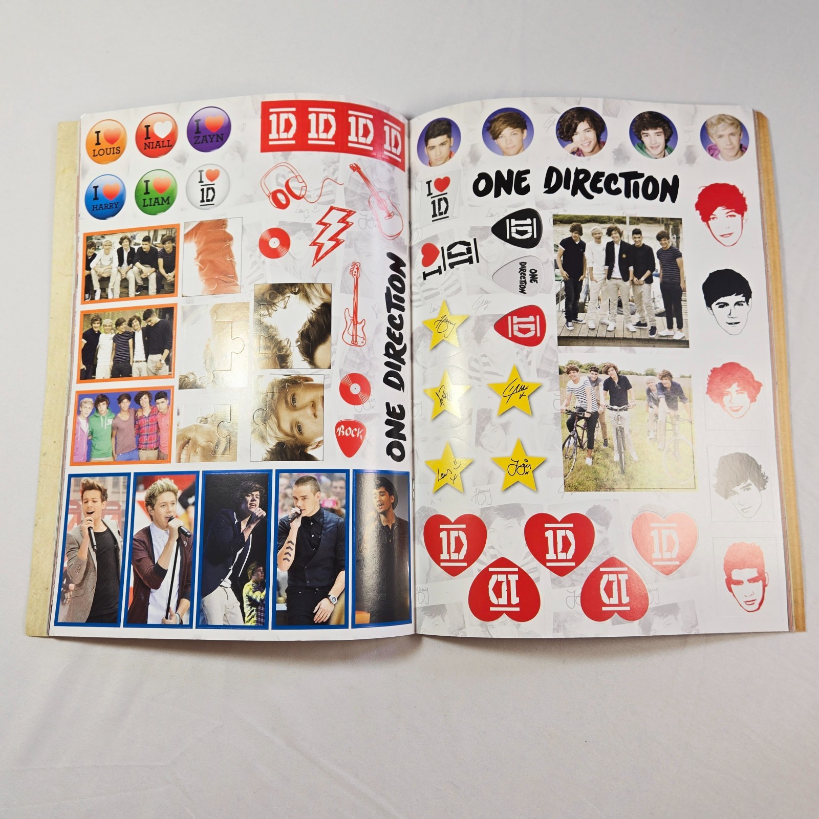 Official One Direction Activity Sticker Book Special Tour Edition Harry Styles