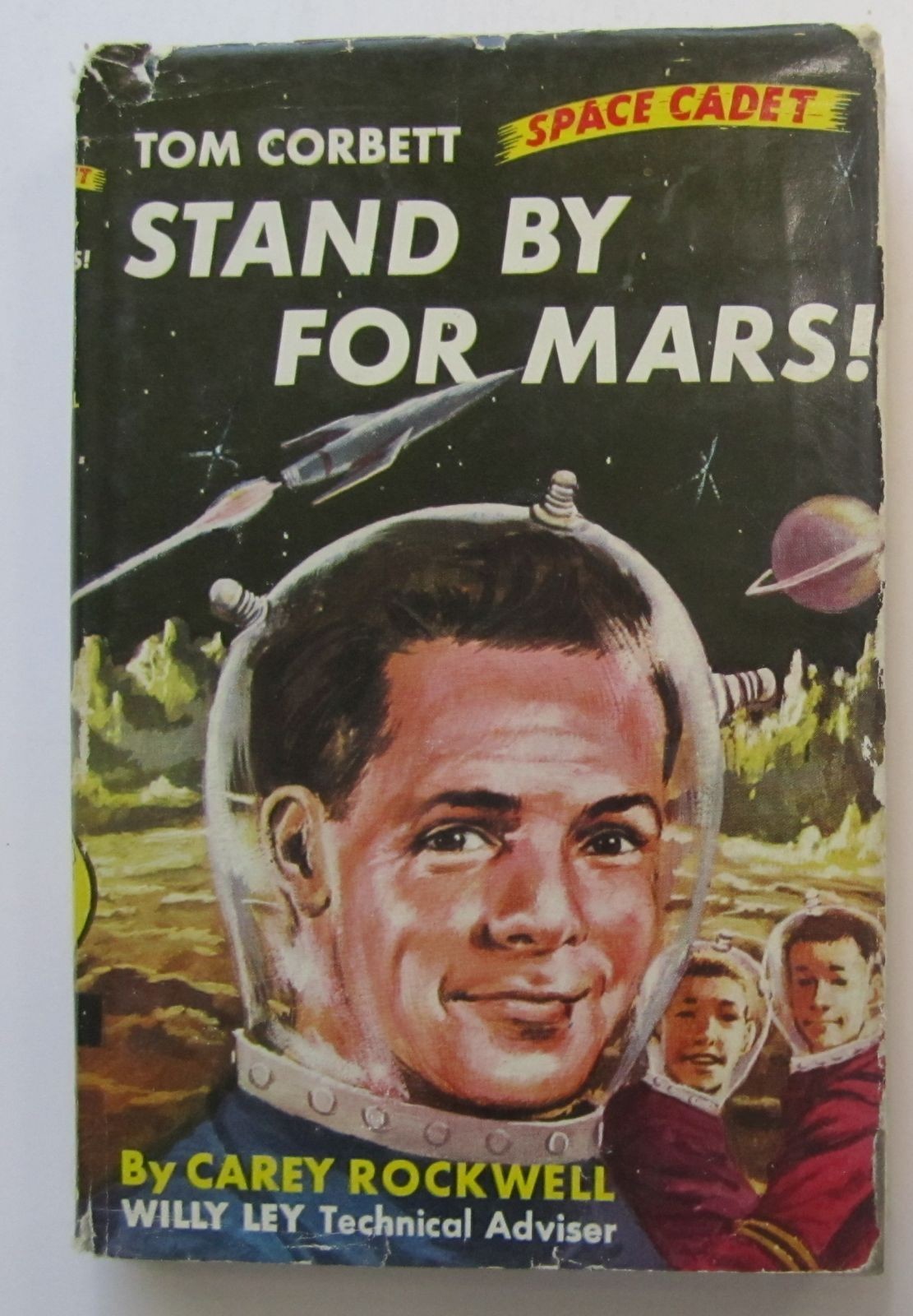 1950s Tom Corbett Stand By For Mars Hardcover Book WITH Dust Jacket Rockwell 50s