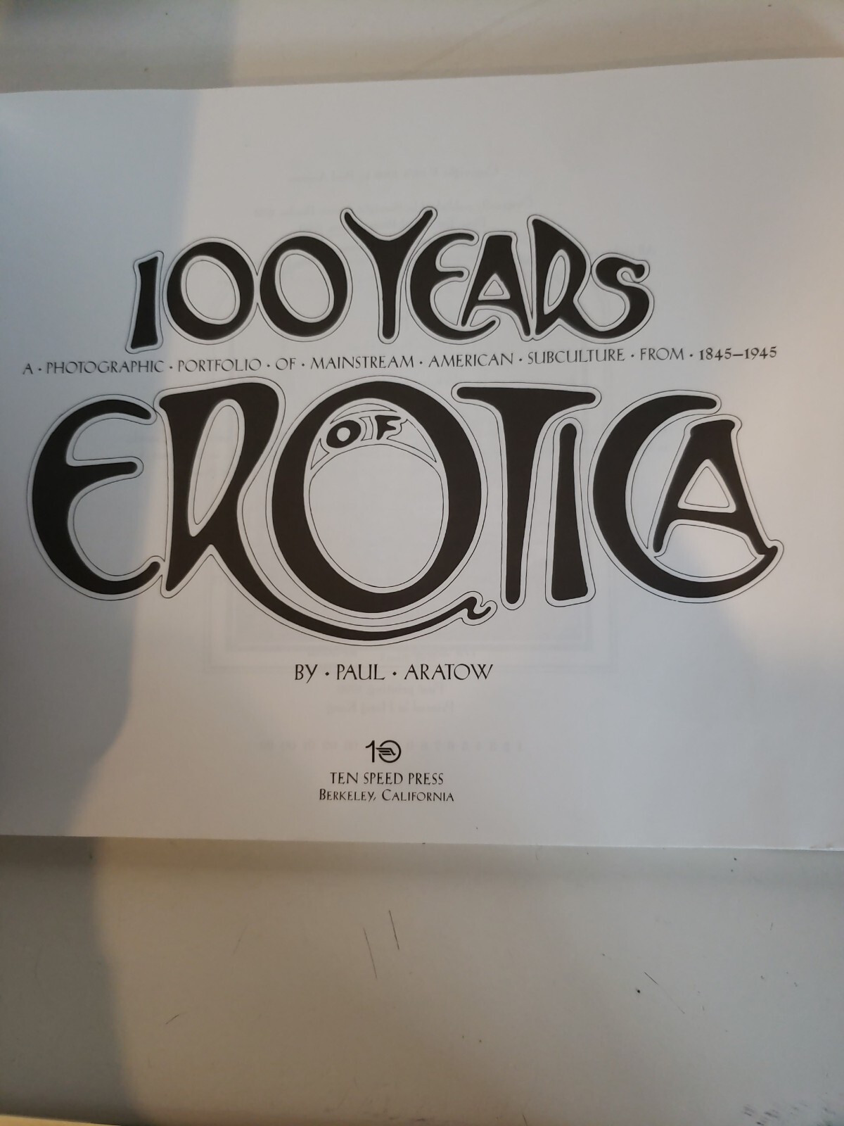 100 Years of Erotica: A Photographic Portfolio of Mainstream American Culture…