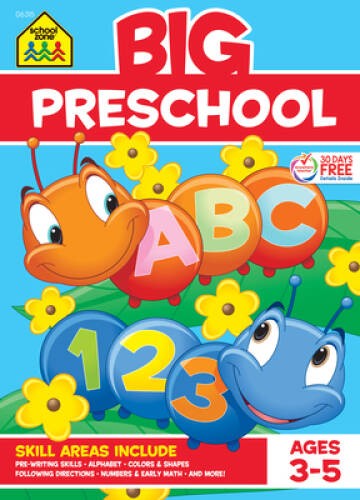 Big Preschool Workbook – Paperback By School Zone Staff – ACCEPTABLE