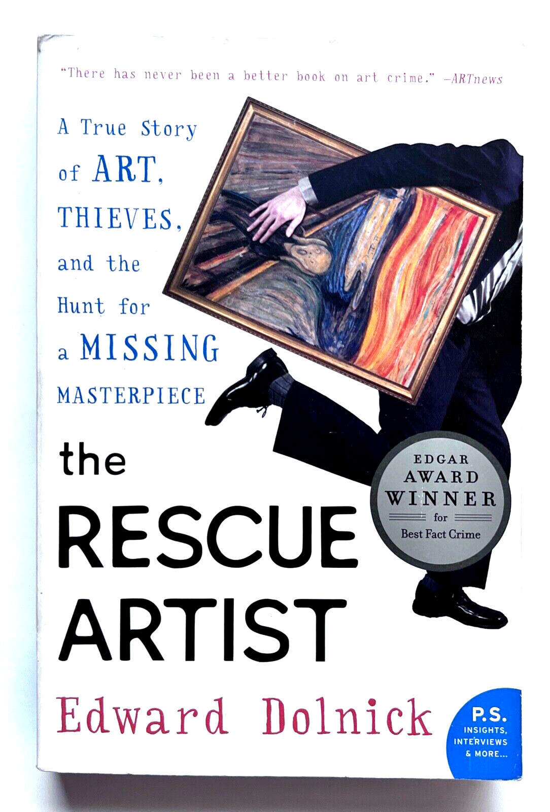 The Rescue Artist by Edward Dolnick *Paperback *Very Good *Actual Book Pictured