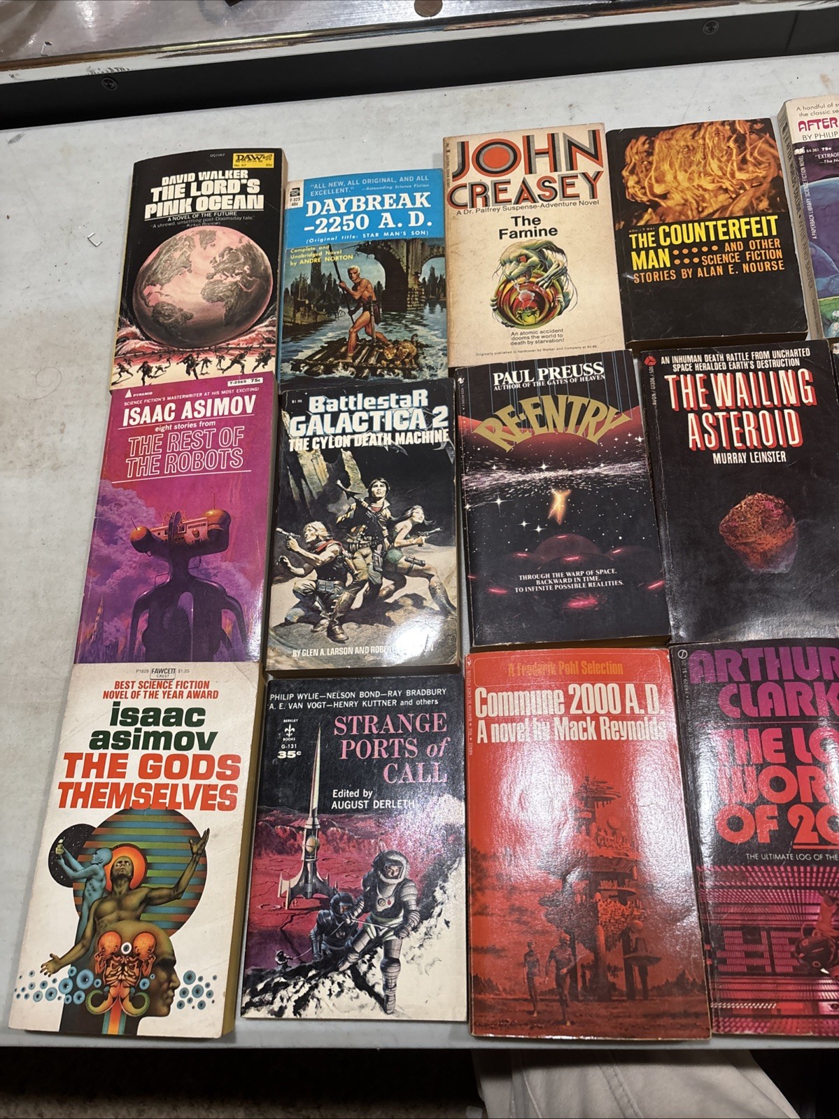 Lot of 21 Vintage Sci-Fi Paperbacks 1970s Space Fantasy Books Star Trek Book Lot
