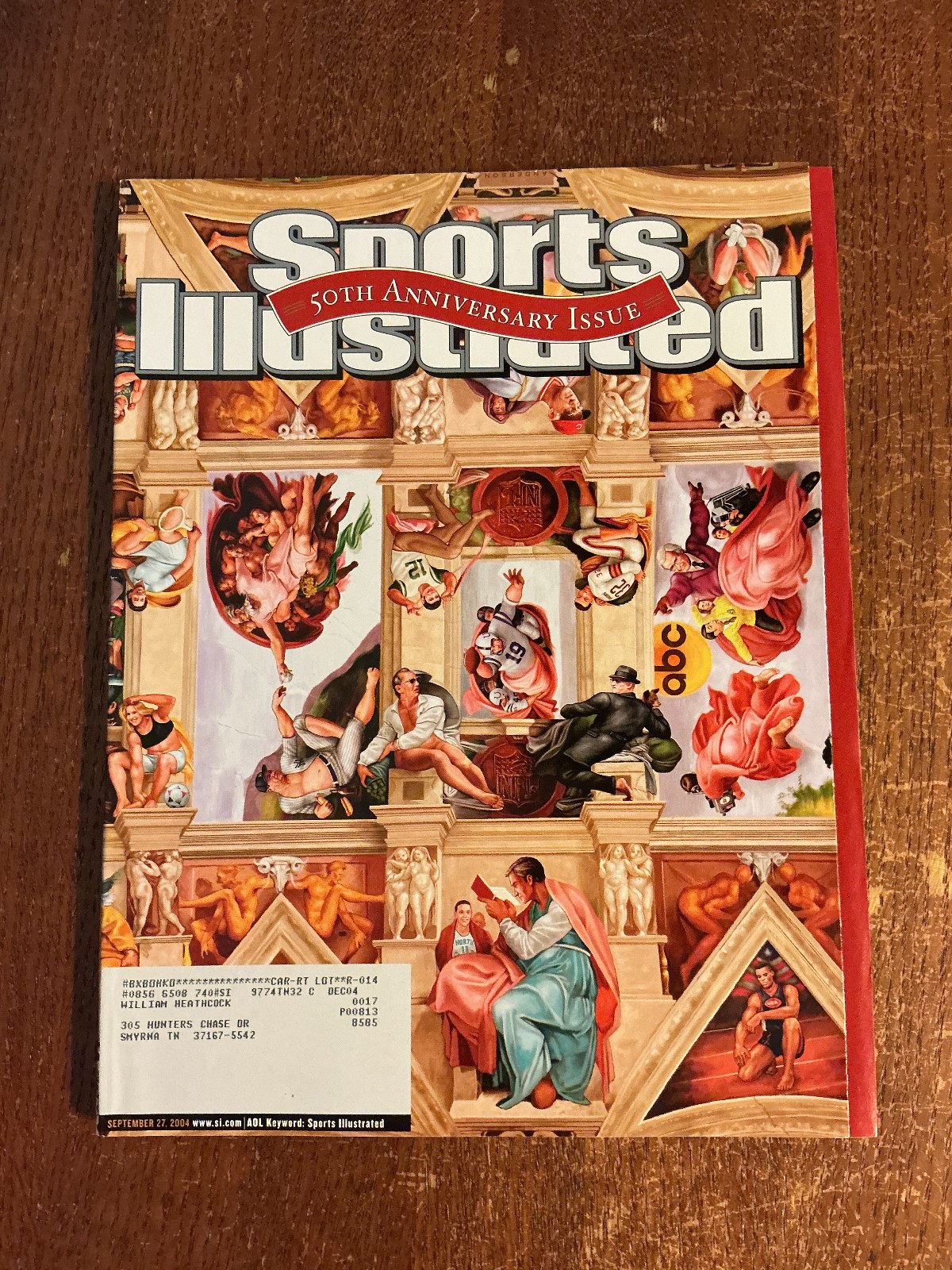 Sports Illustrated Magazine September 27, 2004 – 50th Anniversary Issue