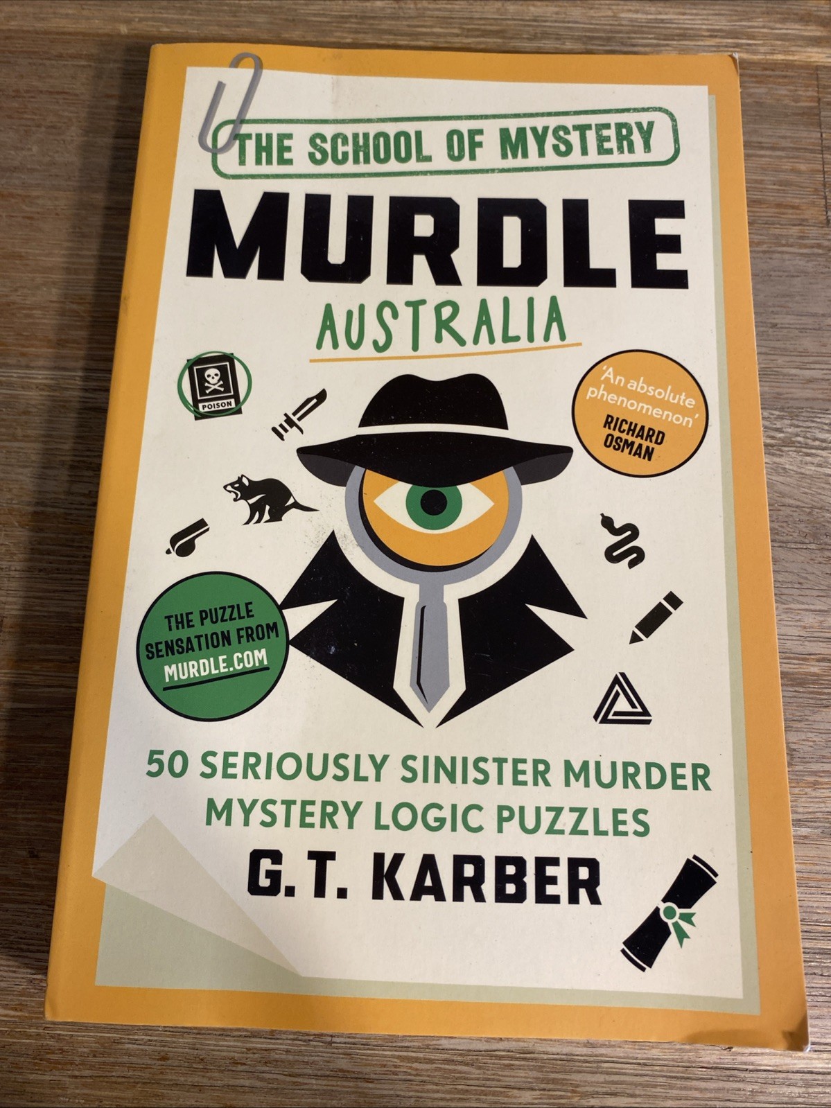 Murdle The School of Mystery G T Karber Paperback Logic Puzzles