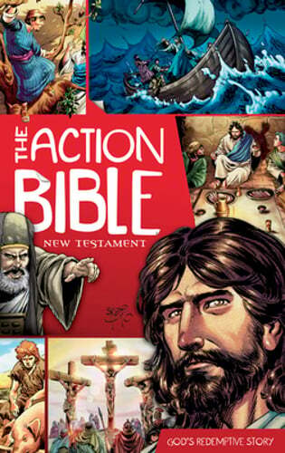 The Action Bible: New Testament: God’s Redemptive Story by Doug Mauss: Used