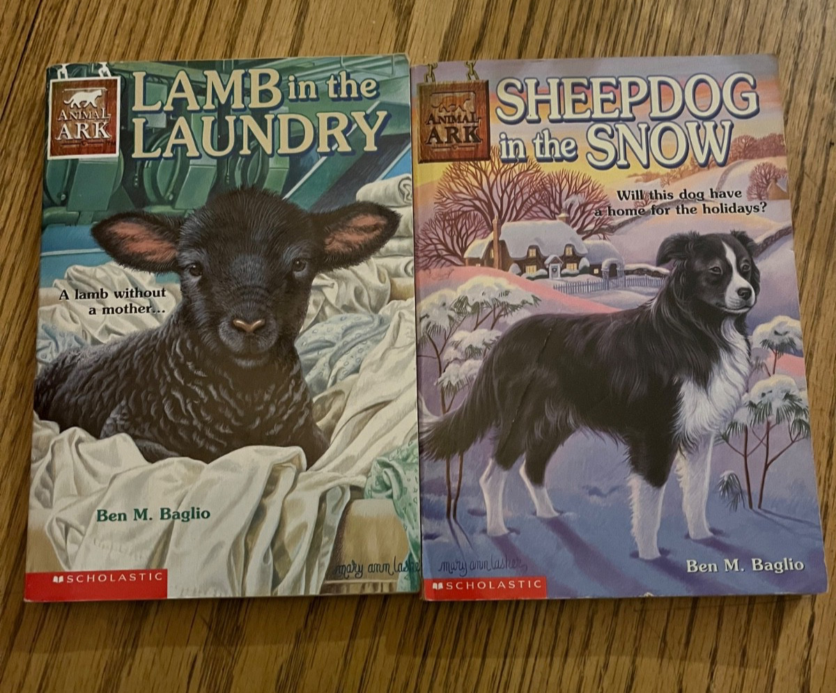 Animal Ark Series By Ben M Baglio 2 Paperback Book Lot Ark Lamb Sheepdog