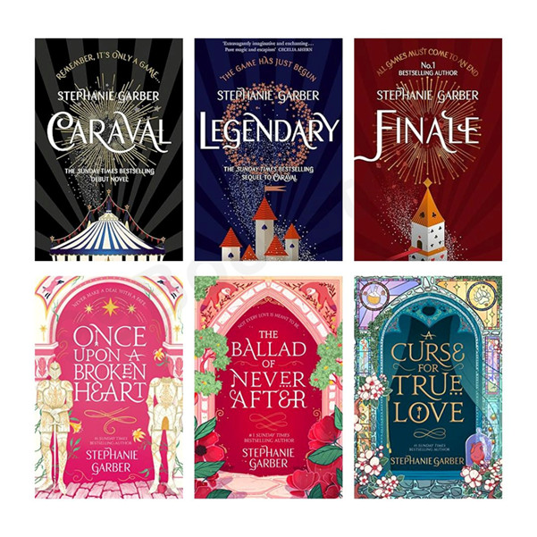 Caraval, Legendary, Finale, A curse of by Stephanie Garber 6 Book Set freeship