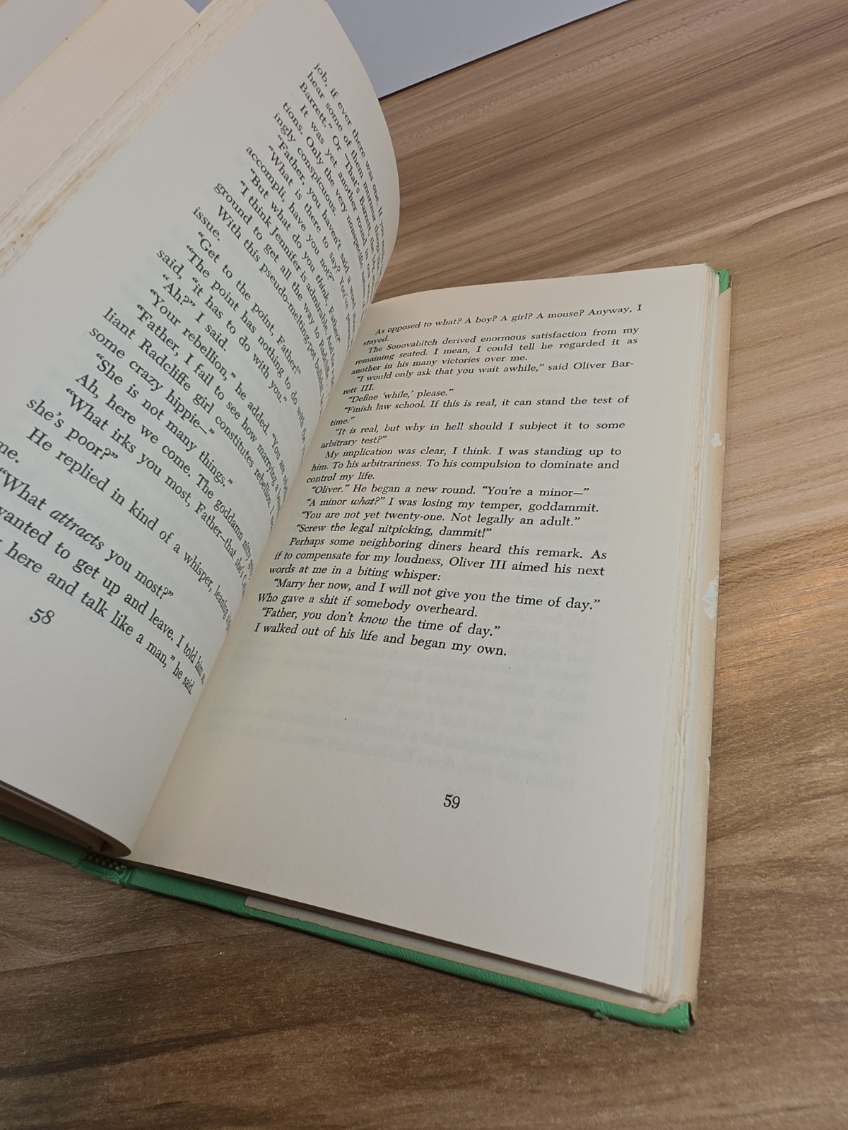 1970 Erich Segal LOVE STORY Hardcover Book DJ Book Club Edition Harper Row
