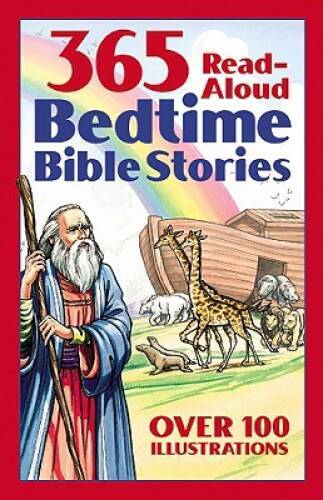 Bedtime Bible Story Book: 365 Read-aloud Stories from the Bible – VERY GOOD