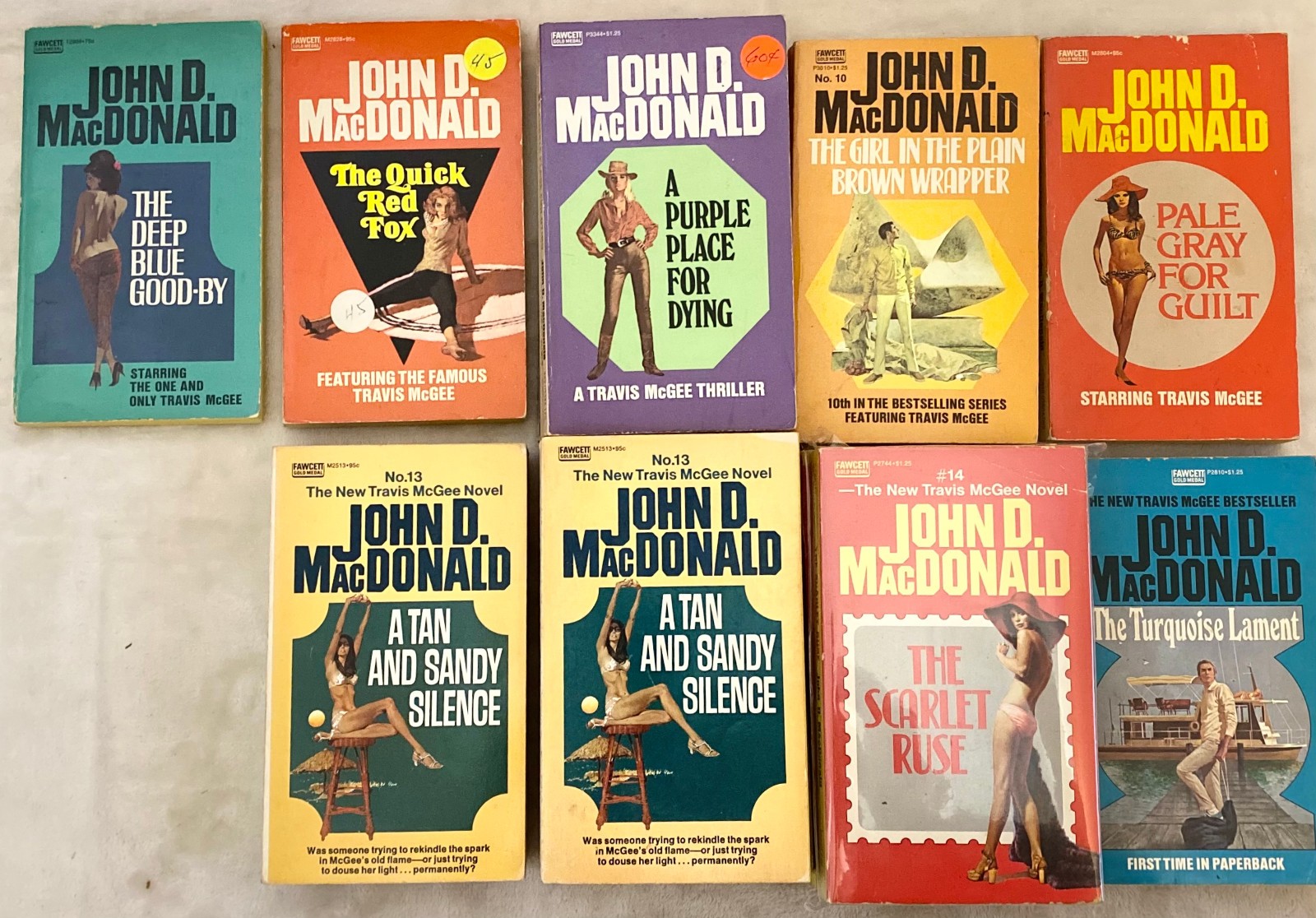 Travis McGee JOHN D MACDONALD CHOOSE AS MANY VG 70s PB Get Flat $4.99 Shipping#4
