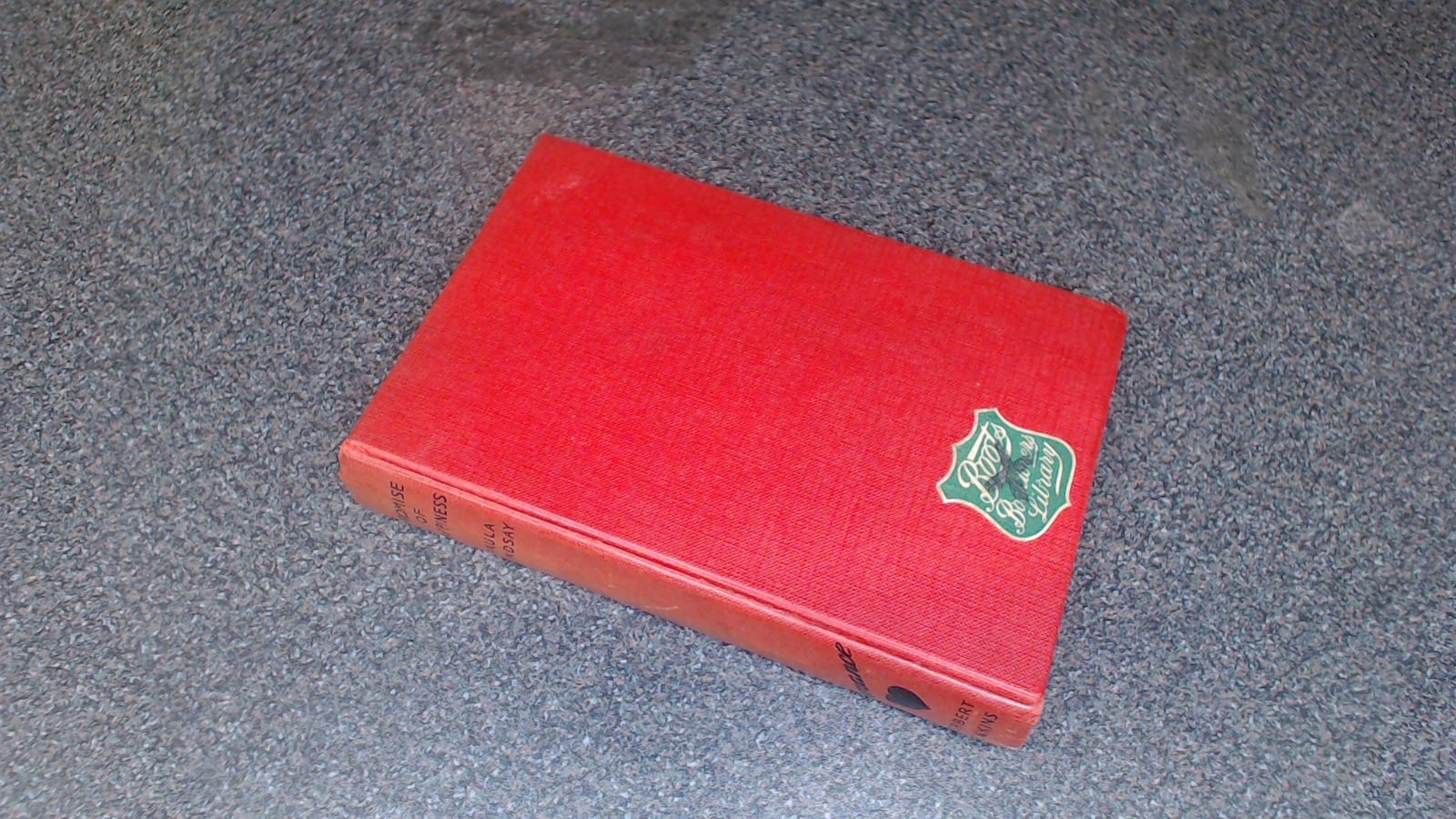 Promise Of Happiness, Paula Lindsay, Herbert Jenkins, 1960, Hardc