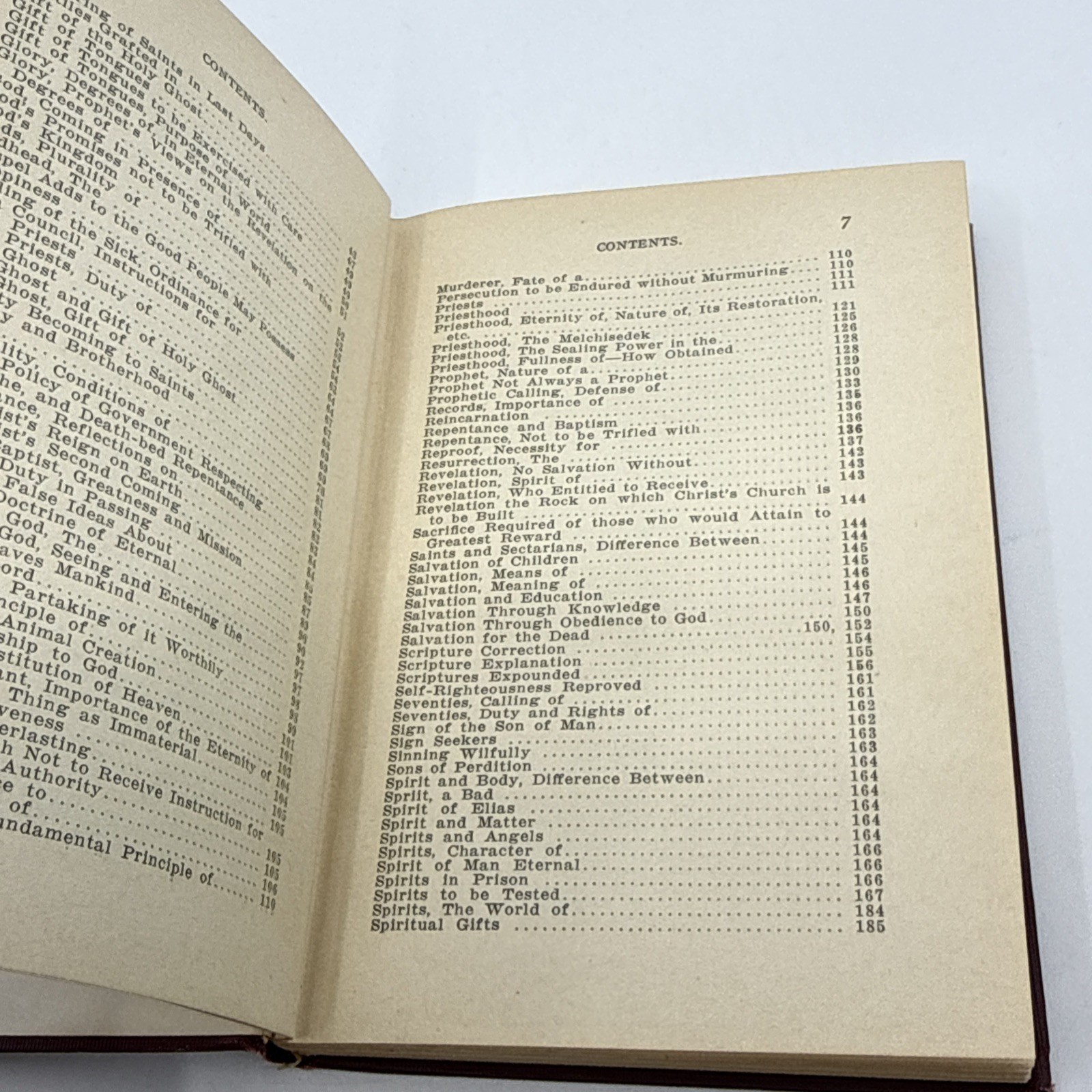 1912 Joseph Smith Teachings Classified Arrangement 1st Edition Edwin F Parry LDS