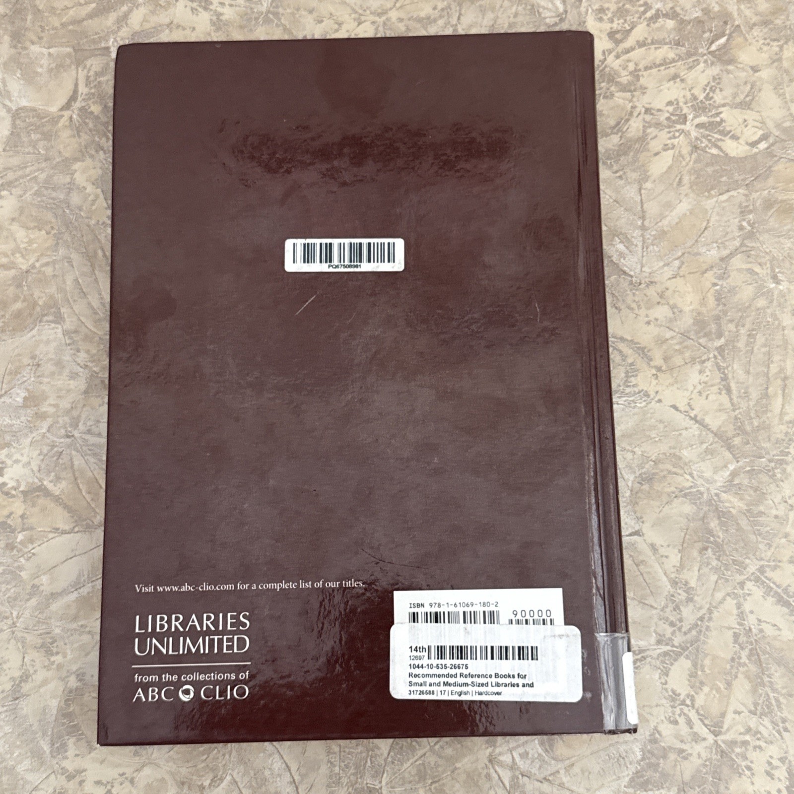 Recommended Reference Books Vol 32 2012 Hysell Ex-Library Very Good Condition