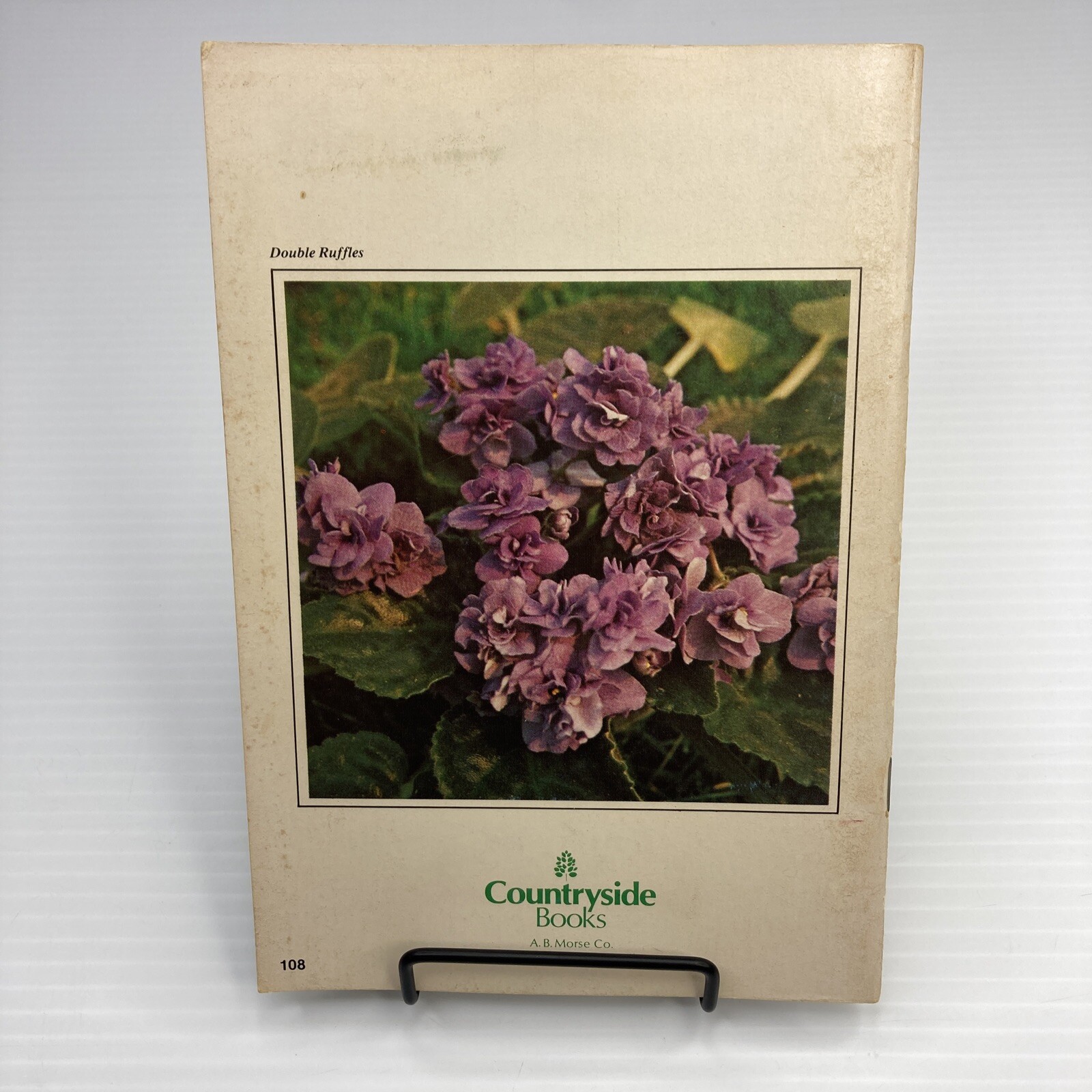 African Violets Countryside Books 1976 Vintage Flower Guide Booklet