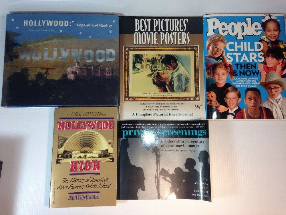 Film Book Lot Movies Hollywood High Child Stars Entertainment Memorabilia