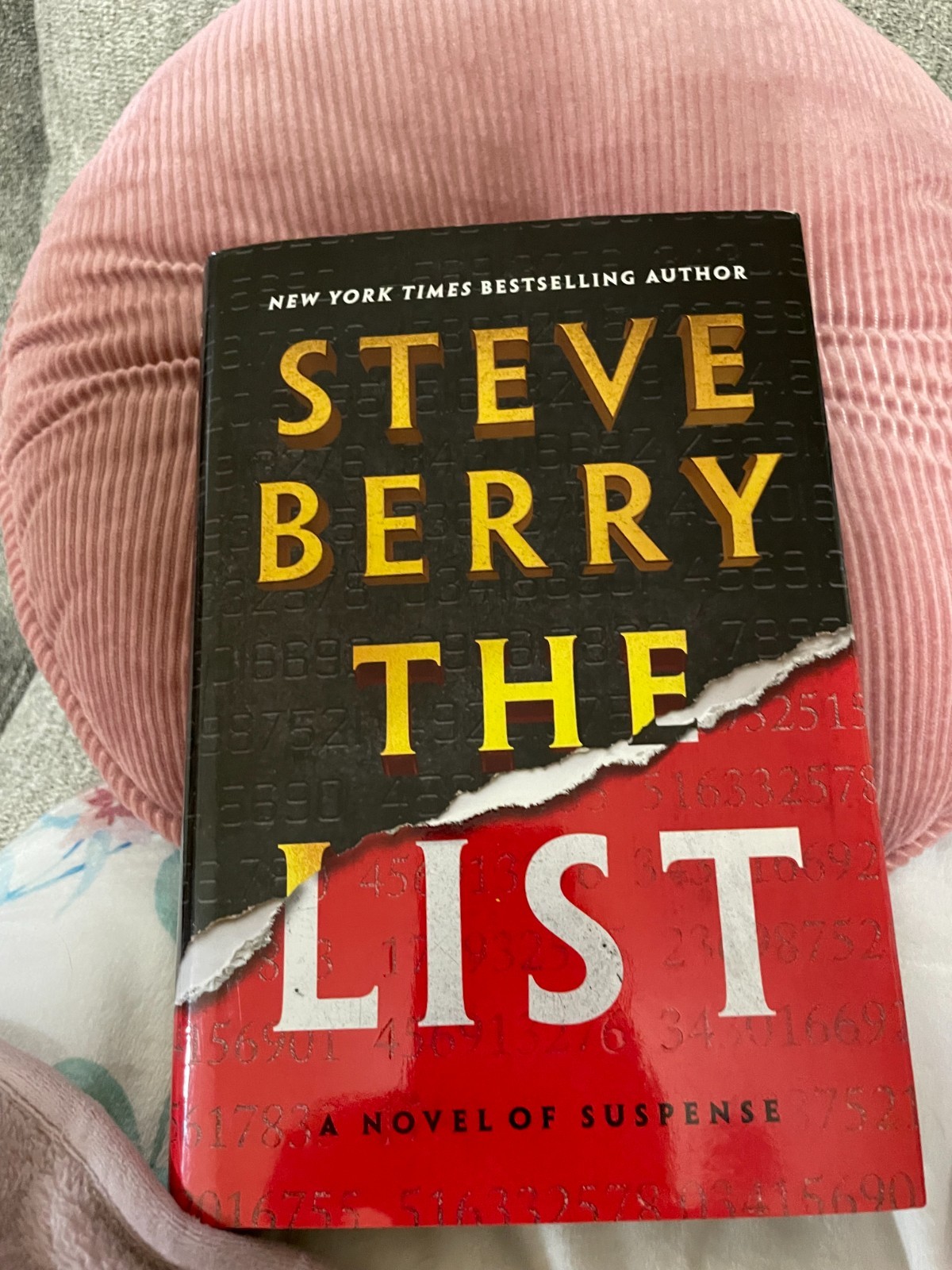The List – Steve Berry (2025, Hardcover) – Thriller Suspense Novel – Excellent
